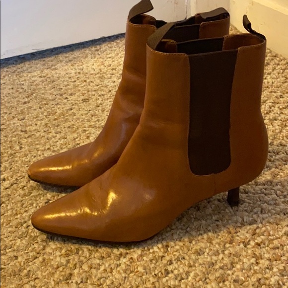 RL Tan Leather Booties - Picture 2 of 6